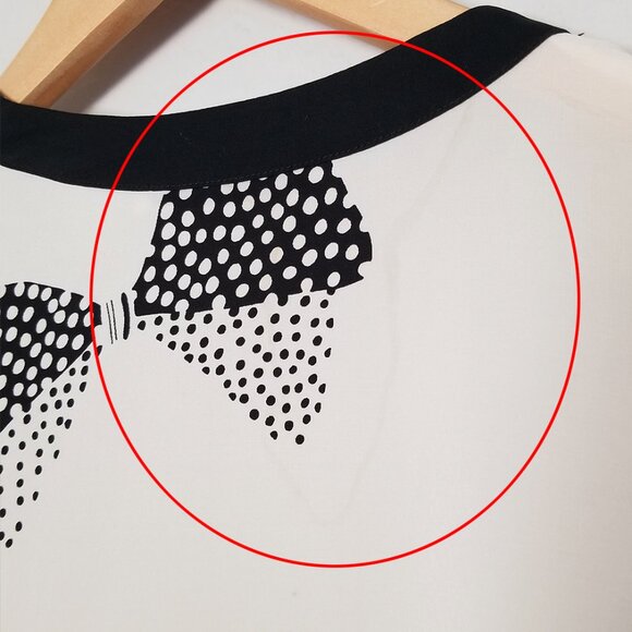 Vintage Soo Yung Lee 100% Silk Sleeveless Tie Front Kimono Vest Cardi Dot Bow 10 - Picture 12 of 13